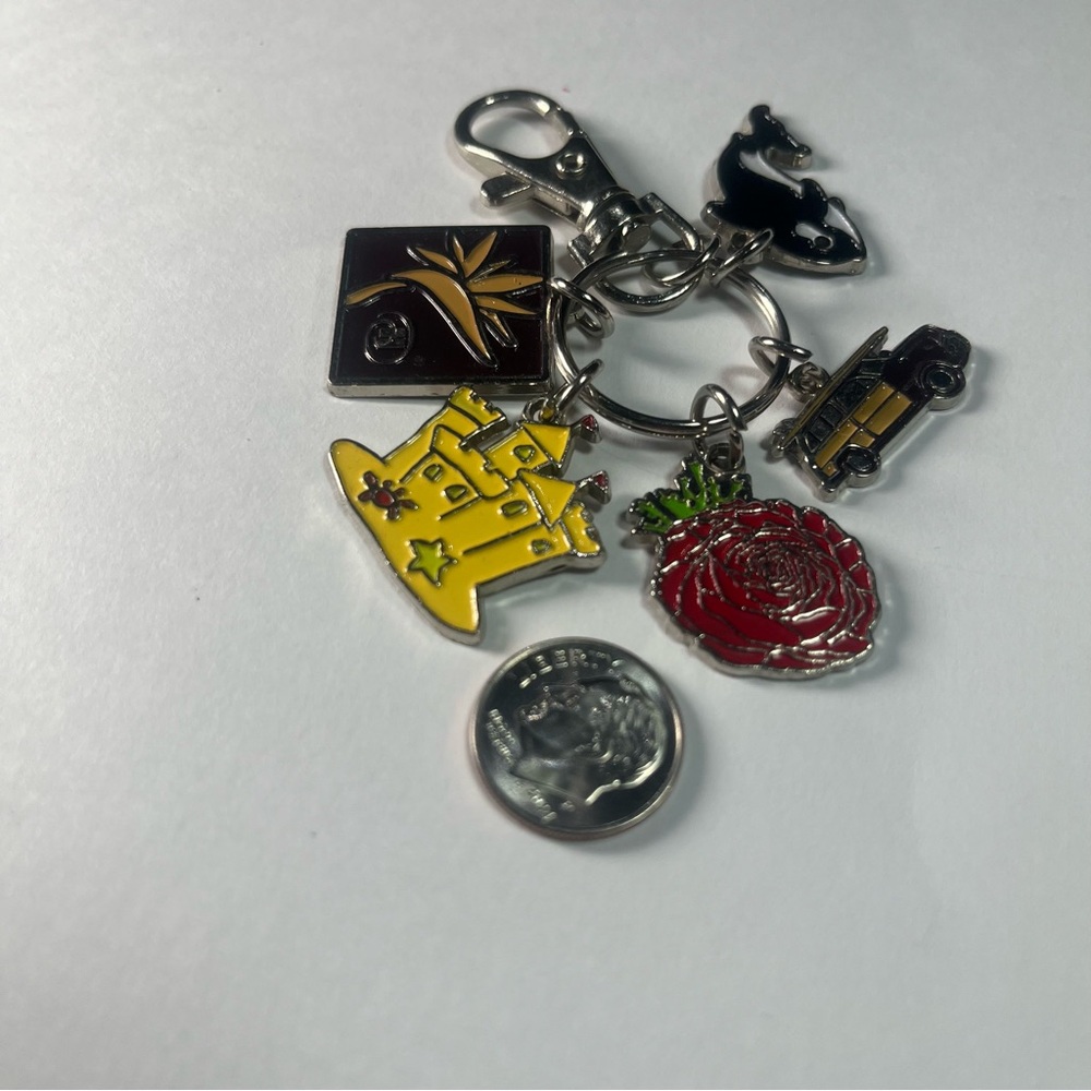 Hilton Hotels Travel Charms Souvenir Keychain
